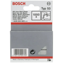 Capse Bosch Type 53, 8 mm, set 1000 bucăți, cod 1609200365