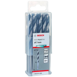 Set 10 burghie metal Bosch HSS PointTeQ 7 mm 2608577238 Set 10 burghie metal Bosch HSS PointTeQ 7 mm 2608577238