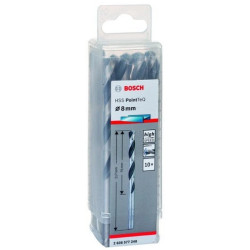 Set 10 burghie metal Bosch HSS PointTeQ 8 mm 2608577248 Set 10 burghie metal Bosch HSS PointTeQ 8 mm 2608577248
