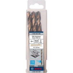 Set 5 Burghie metal Bosch HSS-Co 10,5 x 87 x 133 mm 2608585900