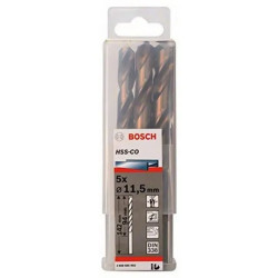 Set 5 burghie metal Bosch HSS-Co 11,5 x 94 x 142 mm 2608585902