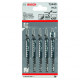 Set 5 panze ferastrau vertical Bosch T 244 D pentru lemn, cod 2608630058 Set 5 panze ferastrau vertical Bosch T 244 D pentru lemn, cod 2608630058