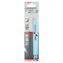 Set 5 panze Bosch S 123 XF Progressor for Metal, 150 mm, cod 2608654402