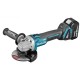 Polizor unghiular brushless Makita, 125mm, cu 2 acumulatori Li-Ion, 18V, DGA506RTJ
