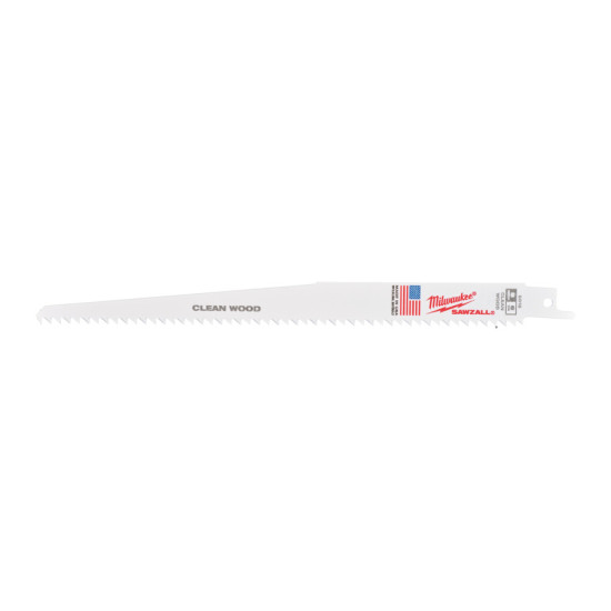 Set 5 panze sabie Milwaukee pentru lemn si plastic 230 mm 6 TPI 48005016