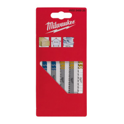 Set 5 panze fierastrau pendular Milwaukee pentru lemn si metal 4932345825