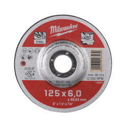 Disc abraziv Milwaukee pentru polizat metal 125 x 6 x 22,2 mm 4932451482 Disc abraziv Milwaukee pentru polizat metal 125 x 6 x 22,2 mm 4932451482