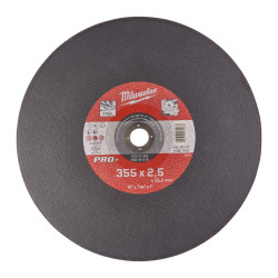 Disc abraziv Milwaukee pentru debitat metal 355 x 2,5 x 25,4 mm 4932451505
