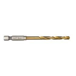 Set 5 burghie Milwaukee HSS-G TiN Shockwave cu coada hexagonala 5 mm 4932478180