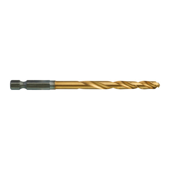 Burghiu Milwaukee HSS-G TiN SHOCKWAVE cu coada hexagonala 6 mm 4932478181
