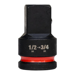 Adaptor de impact Milwaukee 1/2 inch patrat la 3/4 inch patrat 4932480355 Adaptor de impact Milwaukee 1/2 inch patrat la 3/4 inch patrat 4932480355