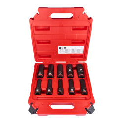 Set 10 chei tubulare de impact lungi Milwaukee 1/2 inch 4932480457 Set 10 chei tubulare de impact lungi Milwaukee 1/2 inch 4932480457