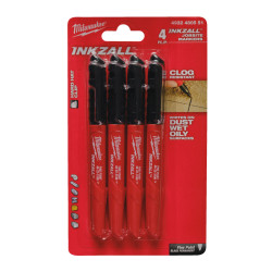 Set markere negre Milwaukee pentru santier 4932480551 Set markere negre Milwaukee pentru santier 4932480551