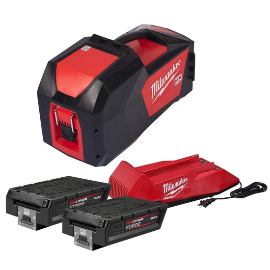 Aparat de electrofuziune cu acumulator Milwaukee MXF EFP-802, țevi PE 200 mm, 2 x 8,0 Ah, ONE-KEY – 4933493806