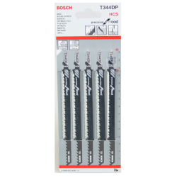 Set 5 pânze ferăstrău vertical Bosch T 344 DP Precision for Wood, cod 2608633A36