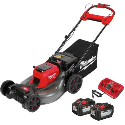 Mașină de tuns gazonul autopropulsată Milwaukee M18 FUEL M18 F2LM53-122, 2 × 18 V, lățime 53 cm, 2 acumulatori FORGE 12 Ah și încărcător dual – 4933499213