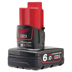 Acumulator Milwaukee M12 B6 6.0Ah 12V Li-Ion REDLITHIUM 4932451395 Acumulator Milwaukee M12 B6 6.0Ah 12V Li-Ion REDLITHIUM 4932451395