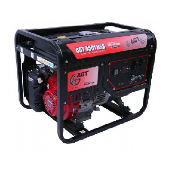 Generator de curent monofazat AGT 4501 HSB TTL, Motor HONDA GX 270