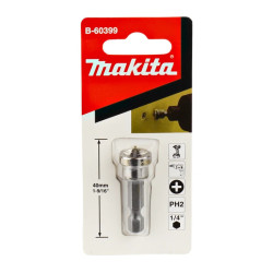 Bit Makita PH2 pentru gips-carton, 40 mm, cu limitator de adâncime, B-60399 Bit Makita PH2 pentru gips-carton, 40 mm, cu limitator de adâncime, B-60399