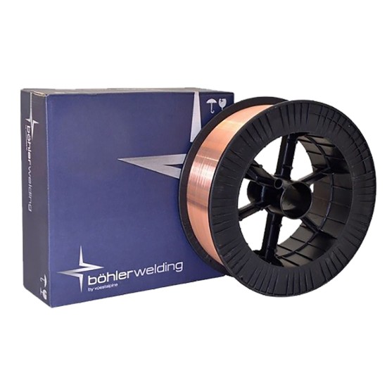 Sarma sudura MIG/MAG otel nealiat Bohler Q G 3, SG2 Φ1.0, bobina 15 kg - A5.18: ER70S-6