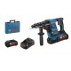 Ciocan rotopercutor cu 2 acumulatori Li-Ion, 4Ah, BOSCH GBH 36 VF-LI PLUS 