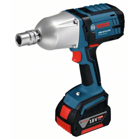 Surubelnita cu impact cu acumulator GDS 18 V-LI HT 2 x 5,0 AH L-Boxx UNI