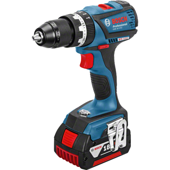 Masina de gaurit cu percutie cu acumulator BOSCH  GSB 18V-EC