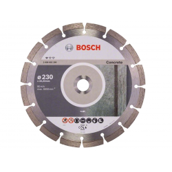 Disc diamantat segmentat pentru beton Bosch 230 x 2.3 x 22.2mm, 2608602200