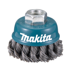 Perie de sârmă toronată tip cupă Makita 60 mm, M14, 0,5 mm, D-24119