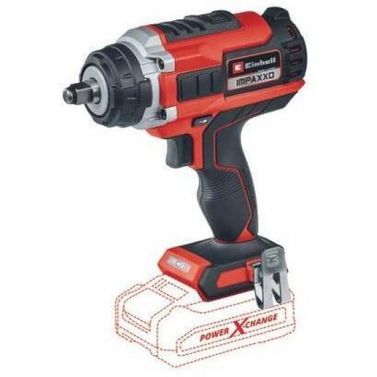 Cheie cu impact Einhell fara fir, IMPAXXO 18/450 (SOLO), 4510070