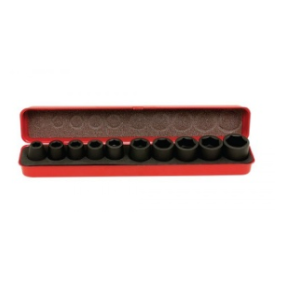 Set 10 capete chei tubulare de impact 1/2”