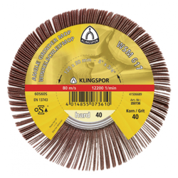 Perie abraziva cu flansa Klingspor WSM617 Ø125mm granulatie 120, 277021