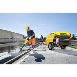 Motocompresor portabil Kaeser MOBILAIR M27 compresor aer industrial șantier