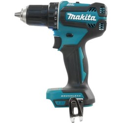 Mașină de înșurubat și de găurit Makita pe acumulator de 18V, fără baterie și încărcător, DDF485Z