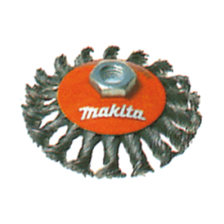 Perie conică de sârmă toronată Makita 100 mm, M14, 0,5 mm P-04494