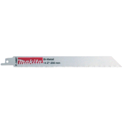 Set 5 pânze sabie Makita Bi-Metal pentru metal, 200 mm, 14 TPI, P-04927 Set 5 pânze sabie Makita Bi-Metal pentru metal, 200 mm, 14 TPI, P-04927