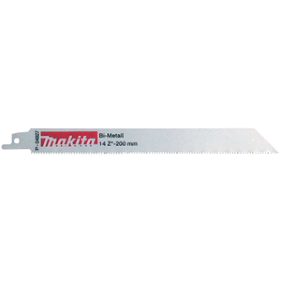 Set 5 pânze sabie Makita Bi-Metal pentru metal, 200 mm, 14 TPI, P-04927
