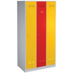 Dulap metalic Unior 3 compartimente, 1000 x 500 x 1880 mm, 617175