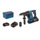 Ciocan rotopercutor cu 2 acumulatori Li-Ion, 4Ah, BOSCH GBH 36 VF-LI PLUS L-Boxx