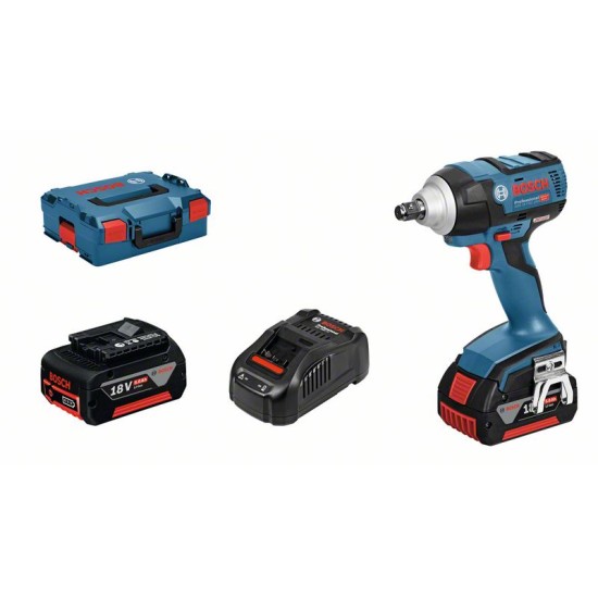 Surubelnita cu impact brushless, cu 2 acumulatori Li-Ion, 5Ah BOSCH GDS 18 V-EC 250