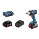 Surubelnita cu impact brushless, cu 2 acumulatori Li-Ion, 5Ah BOSCH GDS 18 V-EC 250 Surubelnita cu impact brushless, cu 2 acumulatori Li-Ion, 5Ah BOSCH GDS 18 V-EC 250