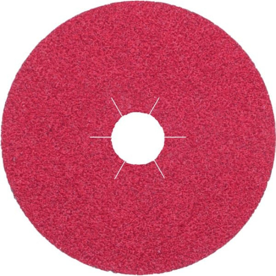 Disc fibru ceramic Klingspor FS 964 ACT, 125 x 22 mm, granulație 50, gaură stea, 330488
