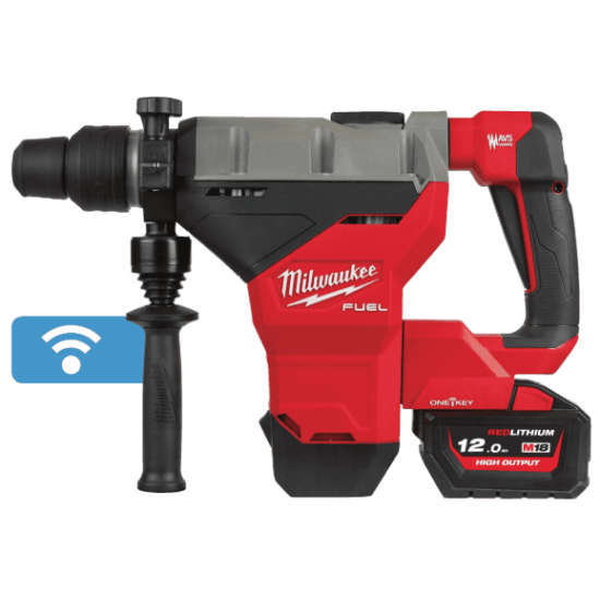 Ciocan Rotopercutor SDS-Max cu Acumulator ONE-KEY, Milwaukee, M18 FHM -121C, 4933464894