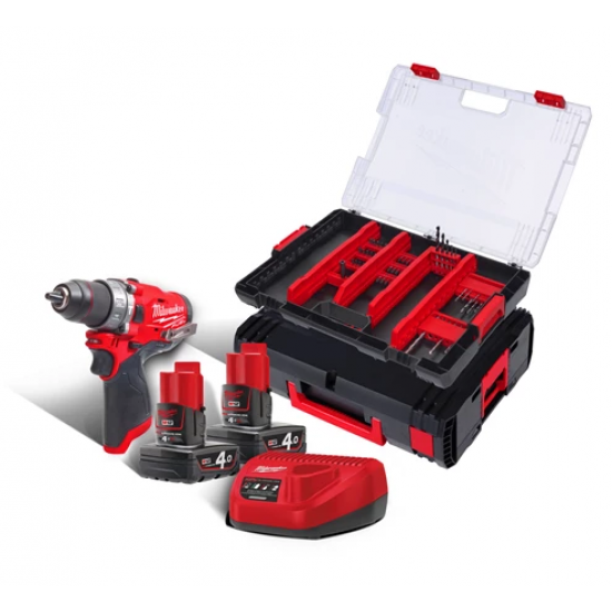 Masina gaurit cu percutie cu acumulator, Milwaukee M12 FPD-402XA