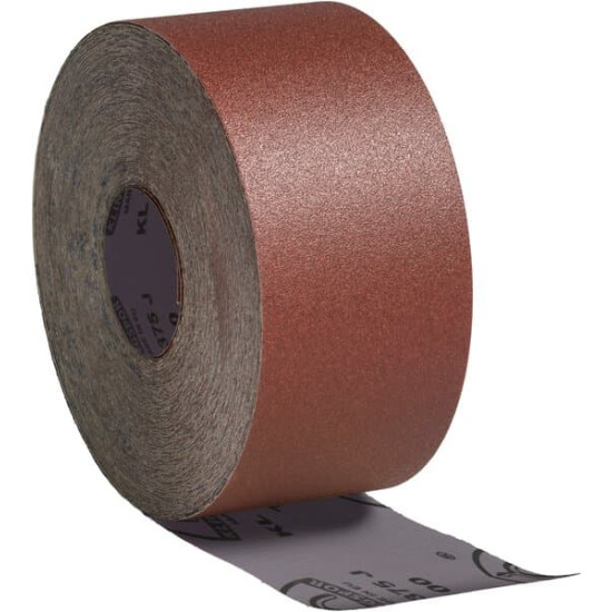 Rolă pânză abrazivă Klingspor KL 375 J, 100 x 50000 mm, granulație 180, 266556