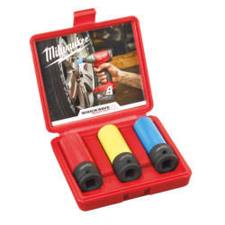 Set chei tubulare Milwaukee pentru jante aluminiu 1/2 inch 4932451568 Set chei tubulare Milwaukee pentru jante aluminiu 1/2 inch 4932451568