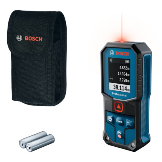 Telemetru laser Bosch Professional GLM 40-31, rază 40 m, precizie ±1,5 mm, IP65, 0601075000